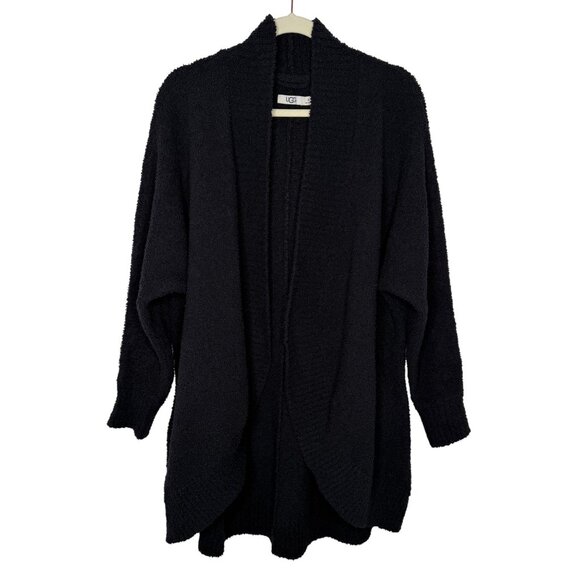 UGG Black Open Front Cozy Cardigan, 2X - Picture 1 of 8